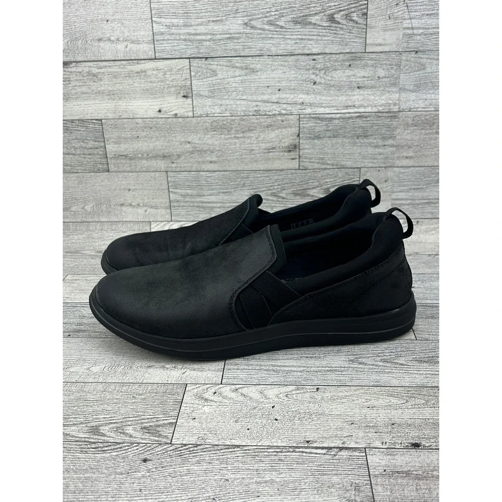 Clarks Cloudsteppers Women Sz 6.5 M‎ Black Slip On Comfort Shoes 261689544040
